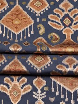 John Lewis Annisa Ikat Furnishing Fabric, Navy - view 2, Navy