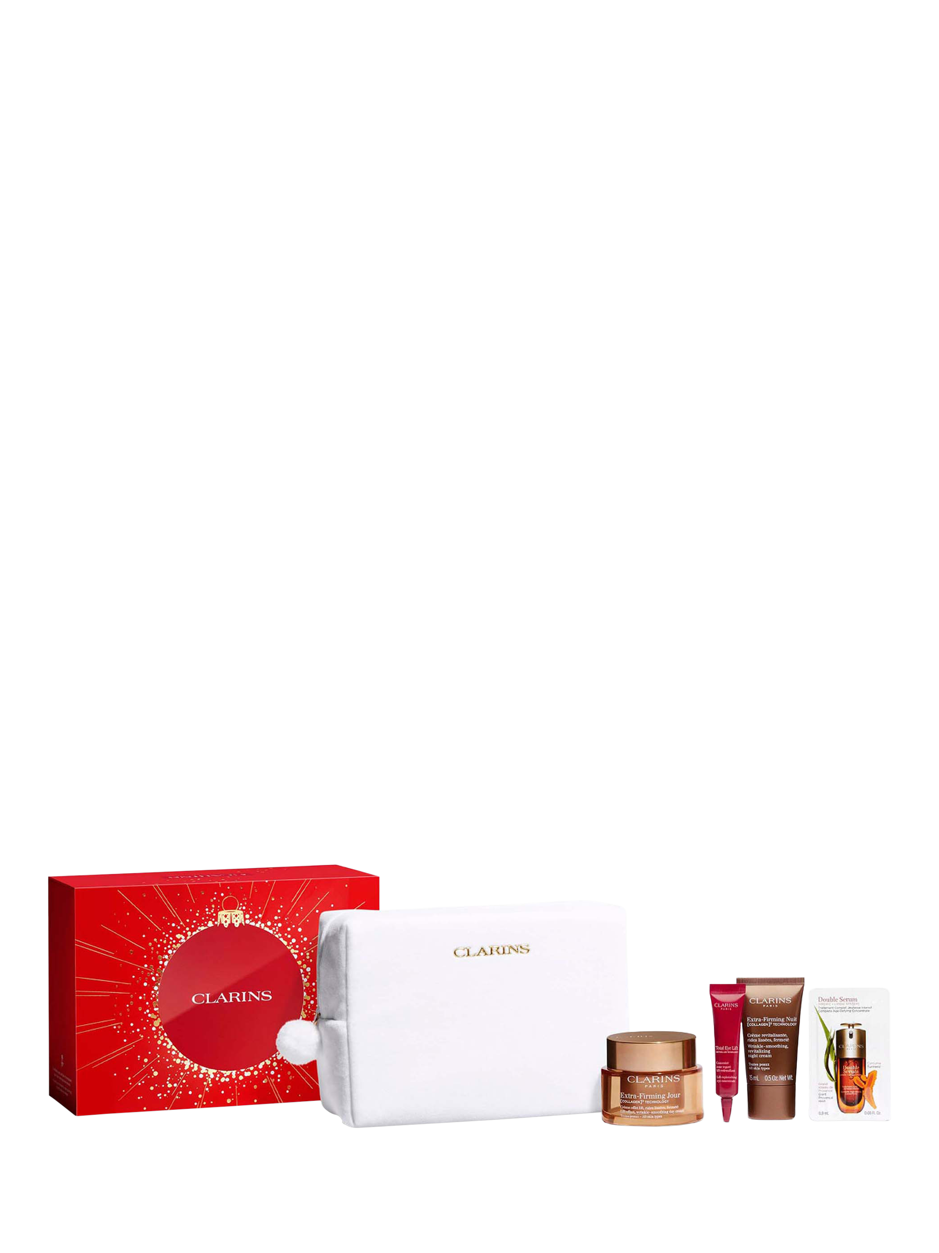 Product image 1 of 5, which shows Clarins Extra-Firming Collection Skincare Gift Set