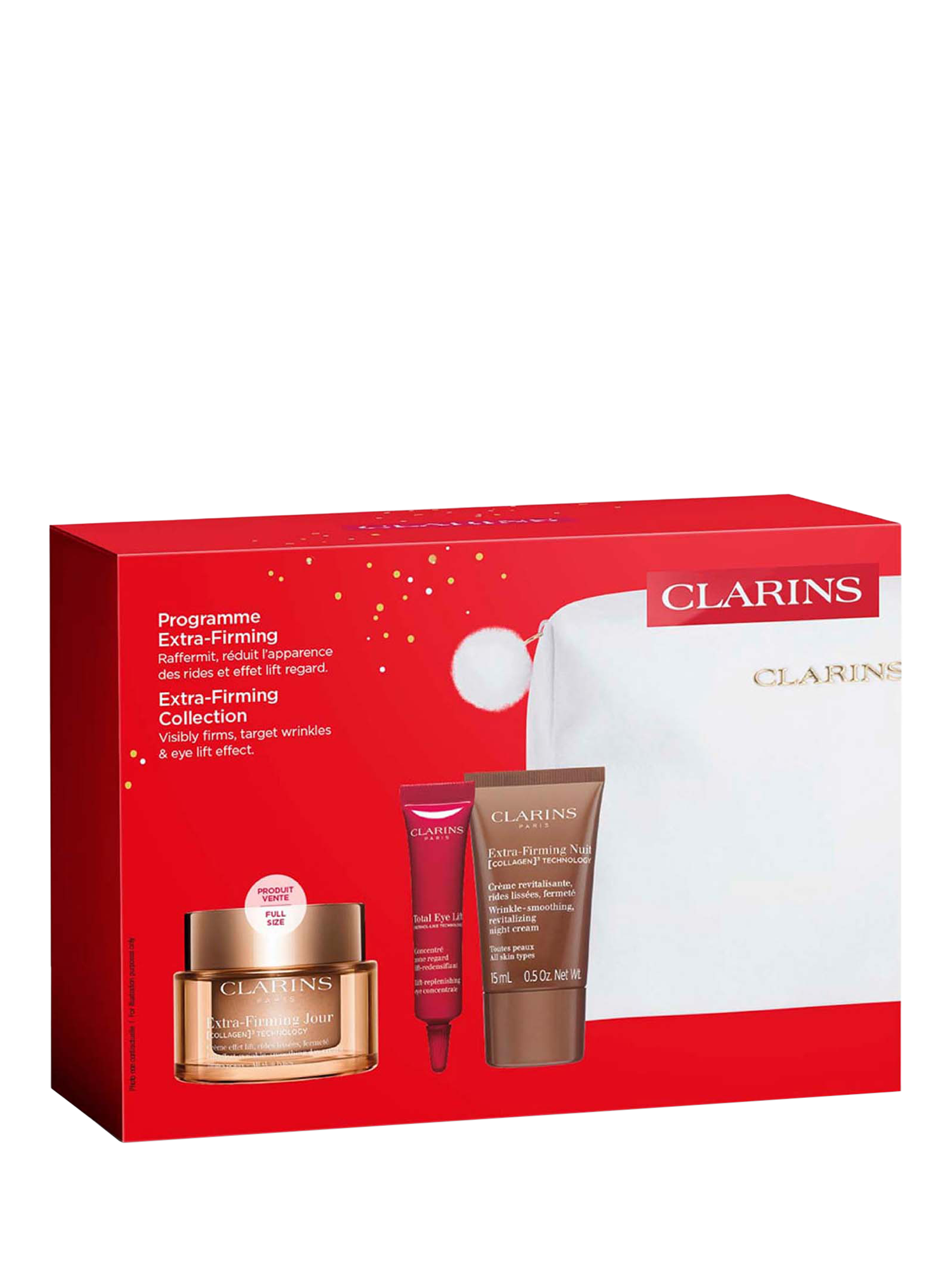 Product image 4 of 5, which shows Clarins Extra-Firming Collection Skincare Gift Set