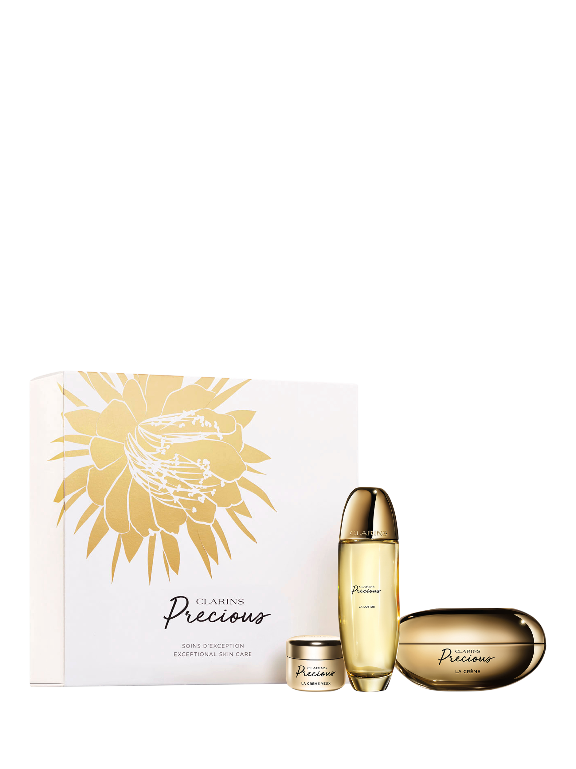Product image 1 of 1, which shows Clarins Precious Cream Collection Skincare Gift Set