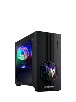 Acer Predator Orion 3000 PO3-665 Desktop Gaming PC, Intel Core i5 Processor, 16GB RAM, RTX 5060, 512GB SSD, Black, Black