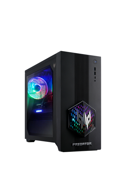 Acer Predator Orion 3000 PO3-665 Desktop Gaming PC, Intel Core i5 Processor, 16GB RAM, RTX 5060, 512GB SSD, Black, Black
