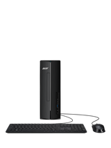 Acer Aspire XC-1710 Desktop PC, Intel Core i3 Processor, 8GB RAM, 512GB SSD, Black
