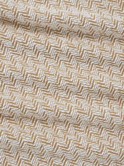 John Lewis Abstract Herringbone Furnishing Fabric - view 2, Caramel