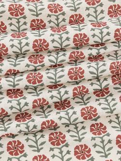 John Lewis Aria Furnishing Fabric - view 2, Sienna