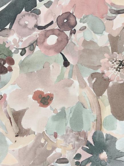 John Lewis Martha Floral Print Furnishing Fabric, Multi, Multi