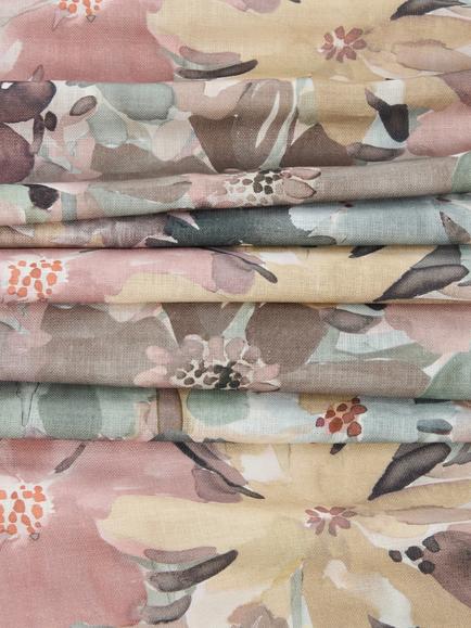 John Lewis Martha Floral Print Furnishing Fabric, Multi - view 2, Multi