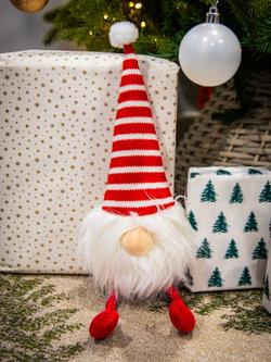 Rosewood Groopert Gonk Christmas Dog Toy - view 2, Red