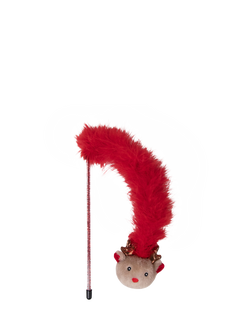 Rosewood Roxy Reindeer Cat Toy, Red, Red