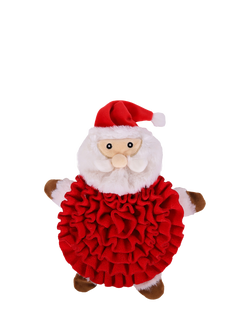 Rosewood Steve Santa Snuffle Mat Christmas Pet Toy, Red, Red