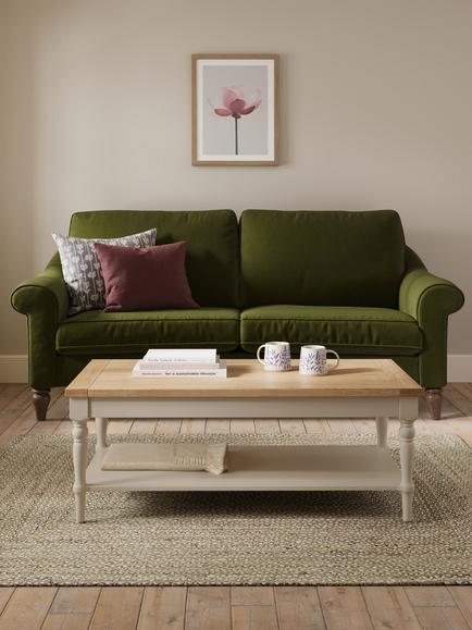 John Lewis Foxmoor Rectangular Coffee Table, FSC-Certified - view 2, Cream