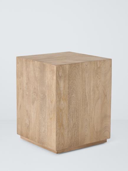 John Lewis Haven Side Table, FSC-Certified (Mango Wood), Natural, Natural