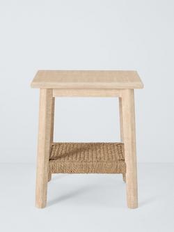 John Lewis Lynton Side Table, Natural - view 2, Natural