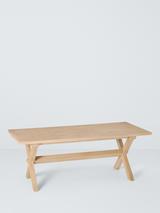 John Lewis Lynton Extending Dining Table, Natural