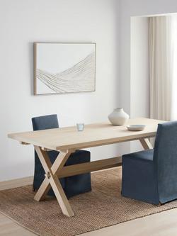 John Lewis Lynton Extending Dining Table, Natural - view 2, Natural