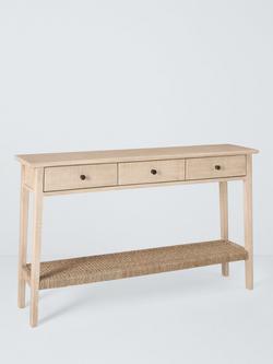 John Lewis Lynton Console Table, Natural, Natural