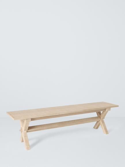 John Lewis Lynton Dining Bench, L170cm, Natural, Natural