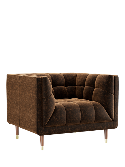 At the Helm Grace Loveseat, Balmoral Brown Bramble