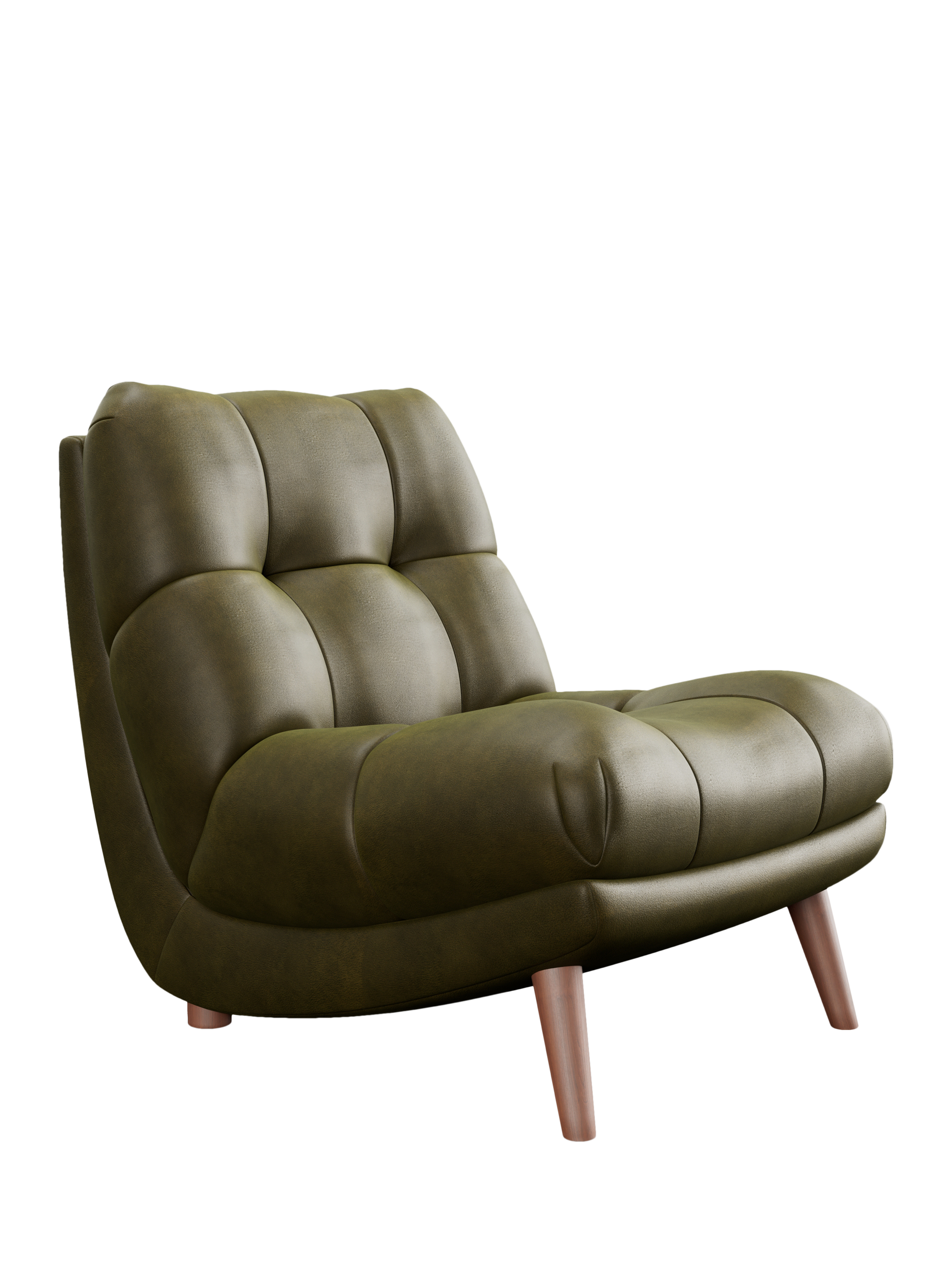 Paolo Range, At The Helm Paolo Leather Chair, Dark Leg, Adventurer Desert Cacti