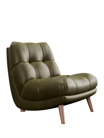 At The Helm Paolo Leather Chair, Dark Leg, Adventurer Desert Cacti