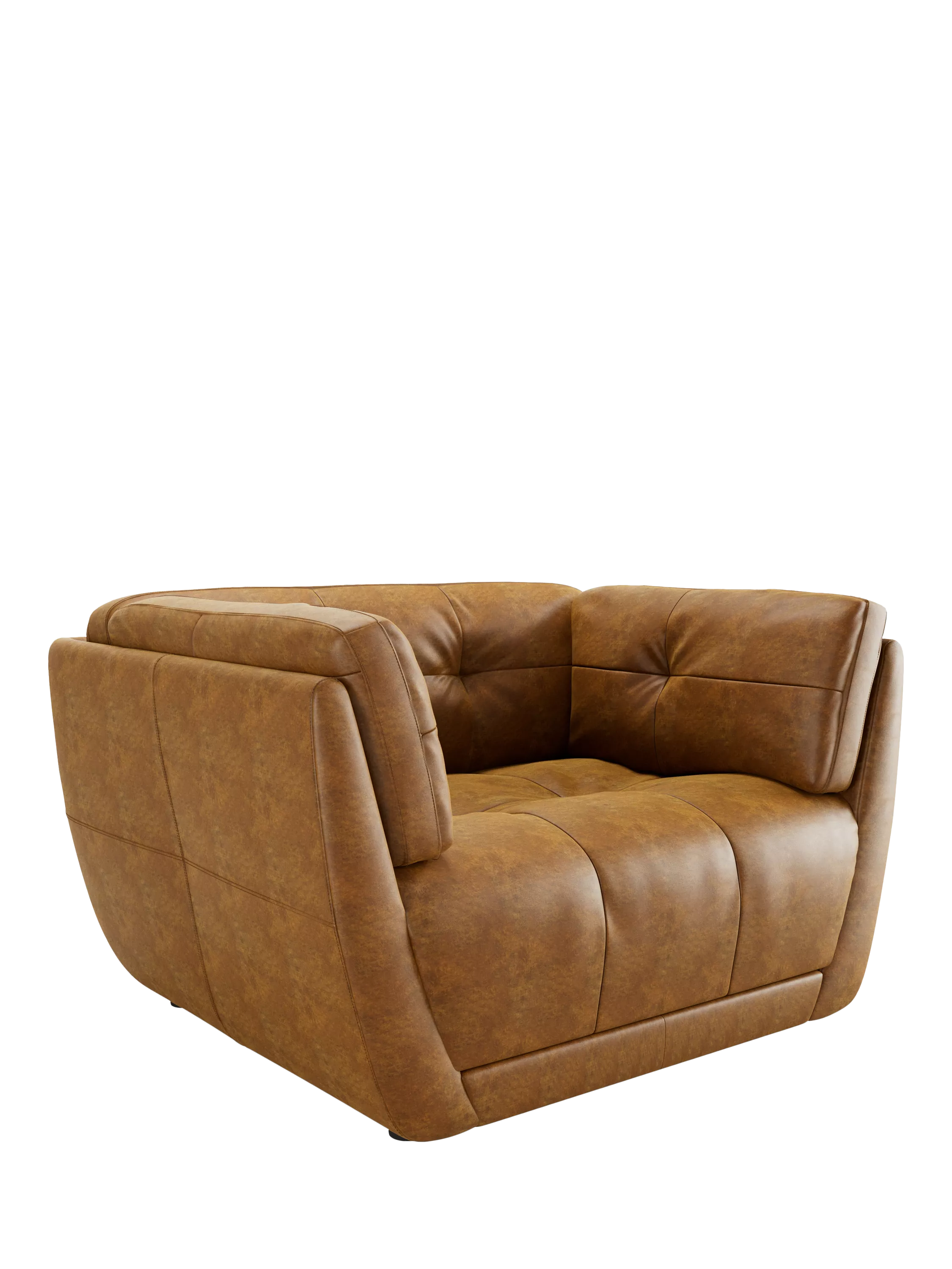 At the Helm Theo Leather Armchair