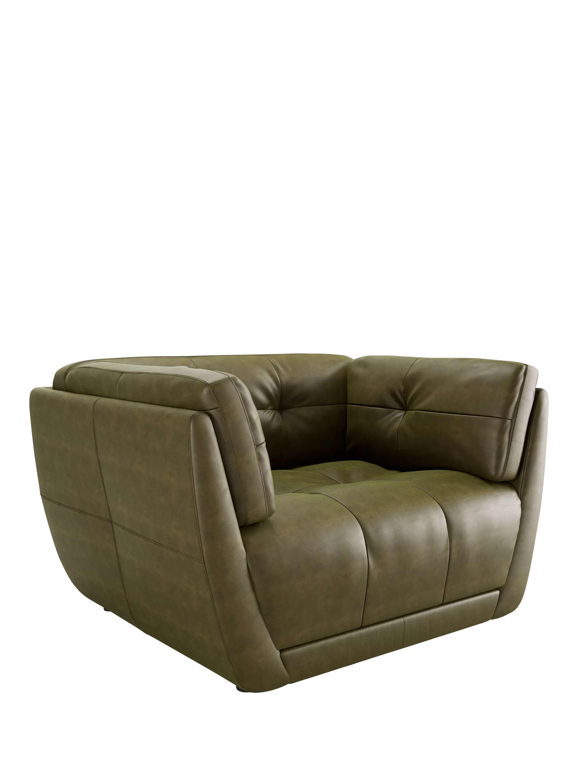 At the Helm Theo Leather Armchair
