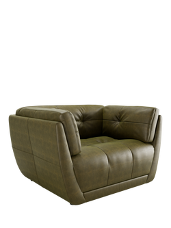 At The Helm Theo Leather Armchair, Adventurer Desert Cacti