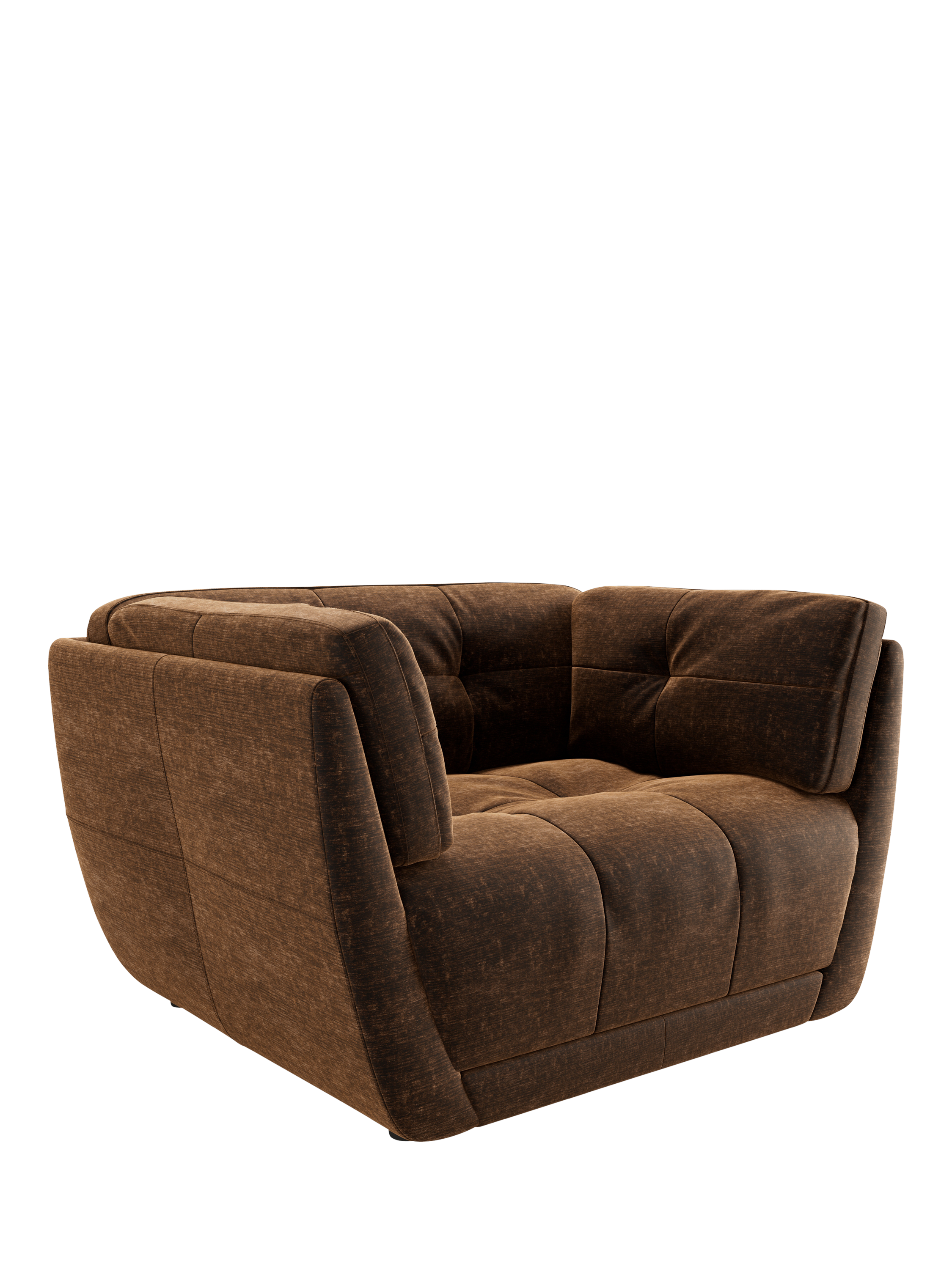 Theo Range, At the Helm Theo Armchair, Balmoral Brown Bramble