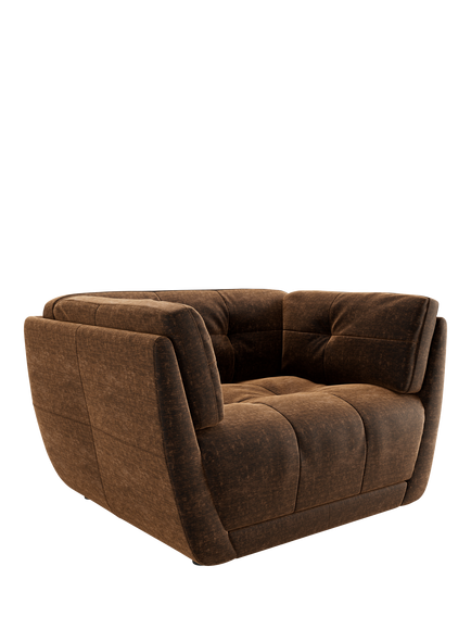 At the Helm Theo Armchair, Balmoral Brown Bramble