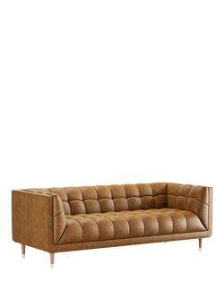 At The Helm Grace Grand 4 Seater Sofa, Dark Leg, Adventurer Coyote Tan
