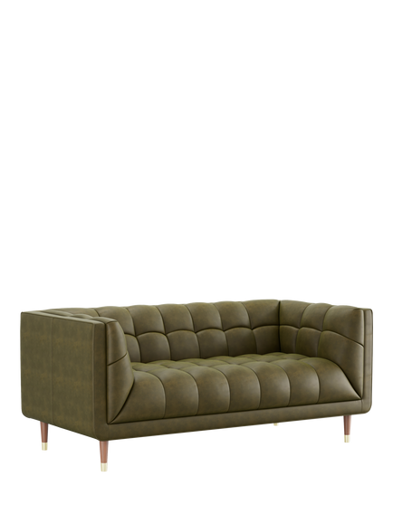 At The Helm Grace Large 3 Seater Leather Sofa, Adventurer Desert Cacti