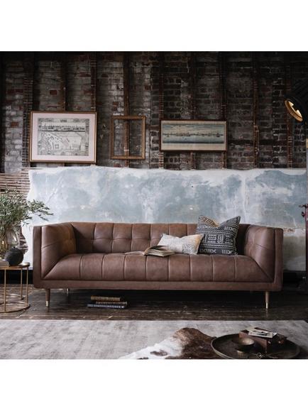 At the Helm Grace Large 3 Seater Sofa, Pembroke Millstone - view 2, Pembroke Millstone