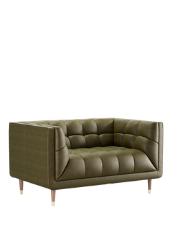 At The Helm Grace Small 2 Seater Leather Sofa, Adventurer Desert Cacti