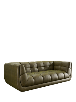 At The Helm Leo Grand 3 Seater Leather Sofa, Adventurer Desert Cacti