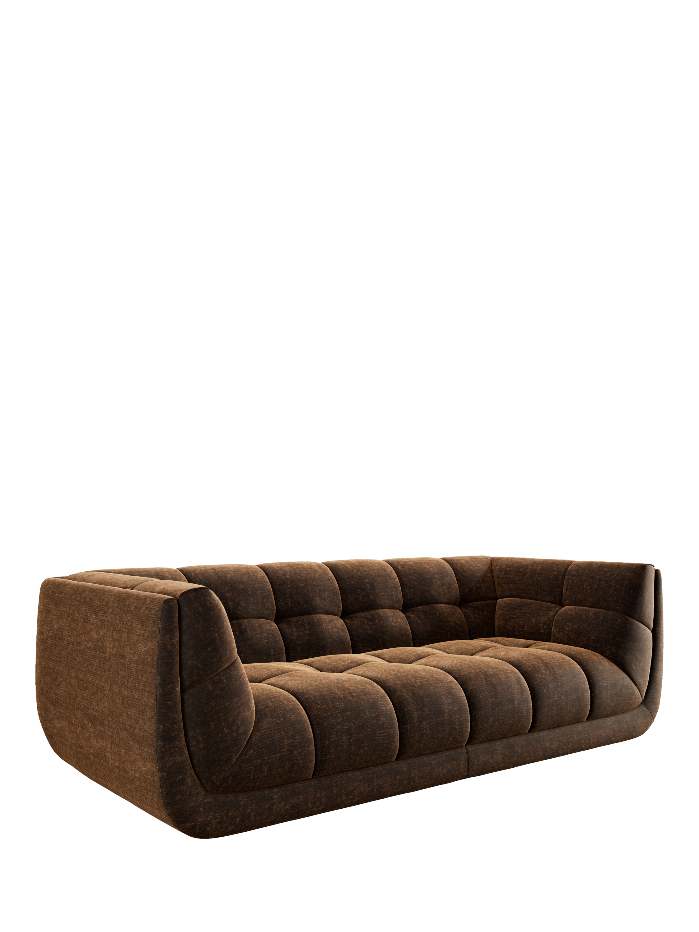 Leo Range, At the Helm Leo Grand 4 Seater Sofa, Brown Bramble