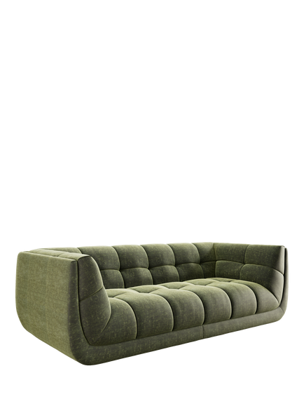 At the Helm Leo Grand 3 Seater Sofa, Balmoral Forest