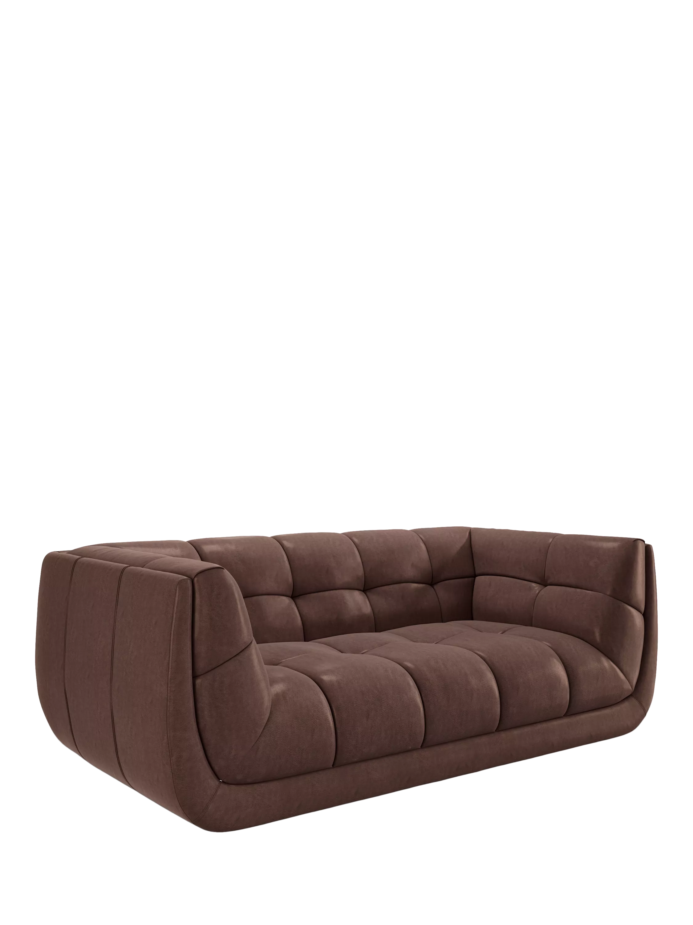 At the Helm Leo Large 3 Seater Leather Sofa