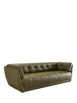At The Helm Theo Grand 4 Seater Leather Sofa, Adventurer Desert Cacti