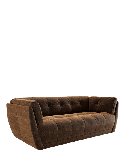 At the Helm Theo Large 3 Seater Sofa, Balmoral Brown Bramble