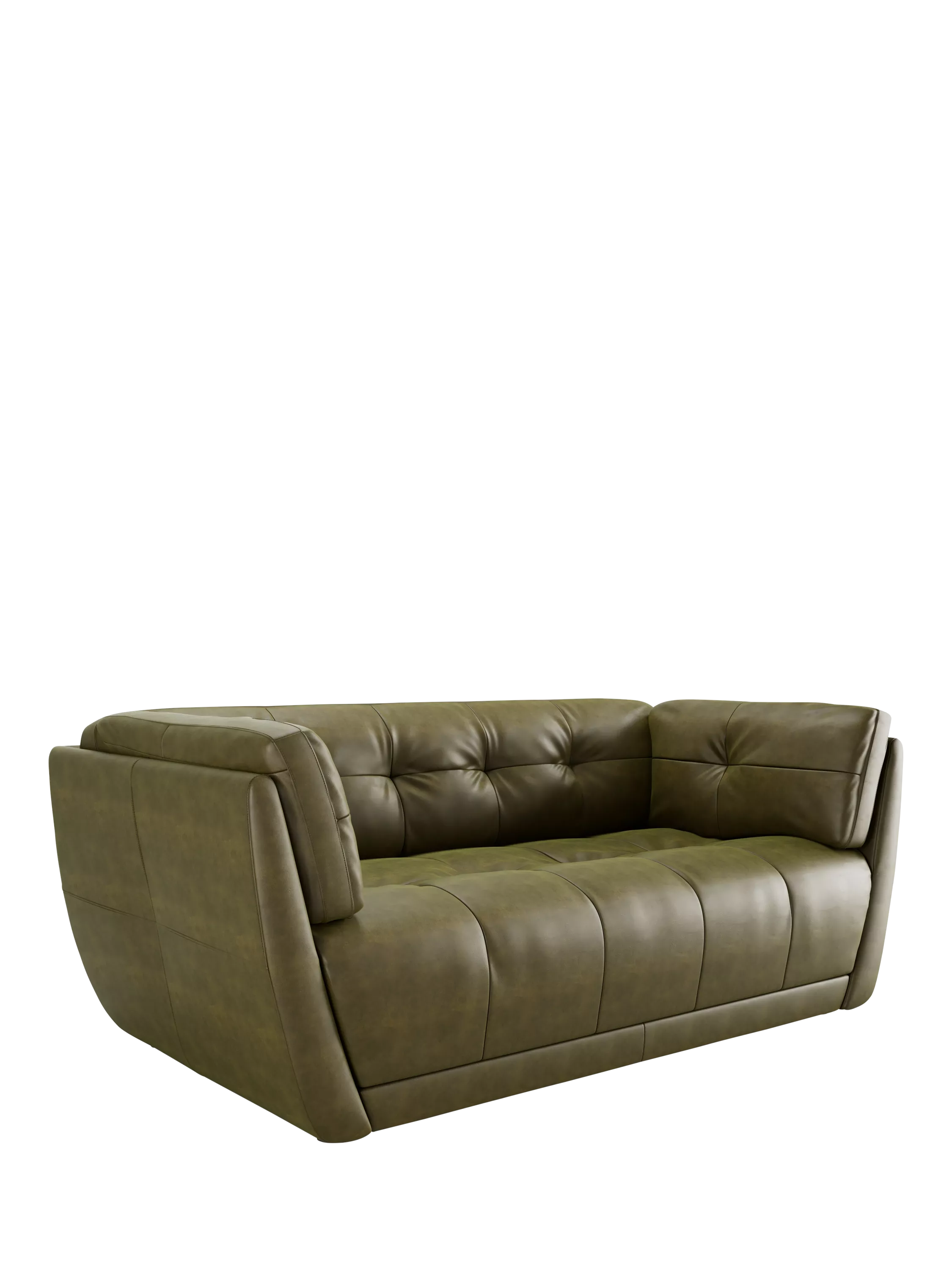 At the Helm Theo Medium 2 Seater Leather Sofa
