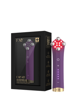 FOREO FAQ™ 401 Dual Microcurrent LED Face & Neck Toning Device, 