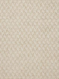 John Lewis Abstract Herringbone Made to Measure Curtains or Roman Blind, Natural, Natural