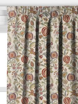 John Lewis Amalia Floral Jacquard Made to Measure Curtains or Roman Blind, Multi - view 2, Multi