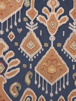 John Lewis Annisa Ikat Made to Measure Curtains or Roman Blind, Navy, Navy