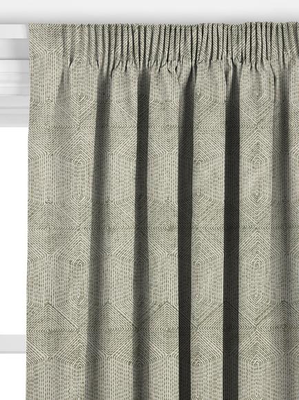 John Lewis Flax Made to Measure Curtains or Roman Blind, Myrtle Green - view 2, Myrtle Green