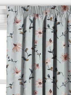 John Lewis Isabelle Made to Measure Curtains or Roman Blind, Ice Blue - view 2, Ice Blue