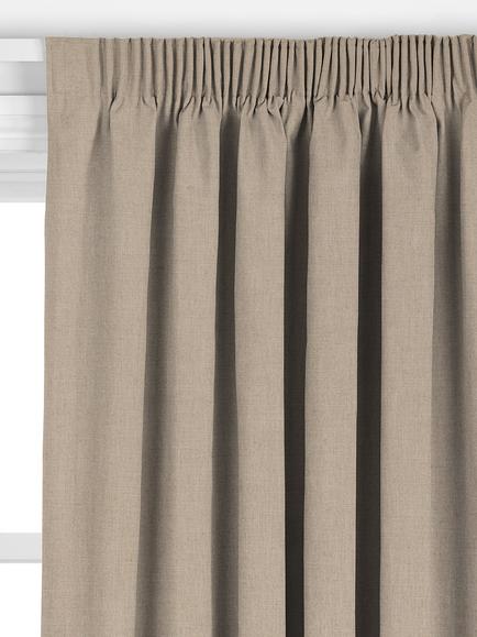 John Lewis Linen Look Made to Measure Curtains or Roman Blind, Biscuit - view 2, Biscuit