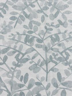 John Lewis Marlyn Leaf Made to Measure Curtains or Roman Blind, Blue, Blue
