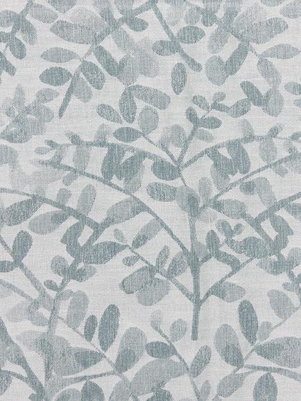 John Lewis Marlyn Leaf Made to Measure Curtains or Roman Blind, Blue, Blue