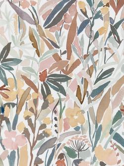 John Lewis Penelope Floral Made to Measure Curtains or Roman Blind, Plaster, Plaster